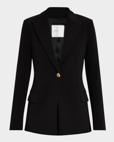 Rosetta Getty Technical Cady Single-Breasted Jacket