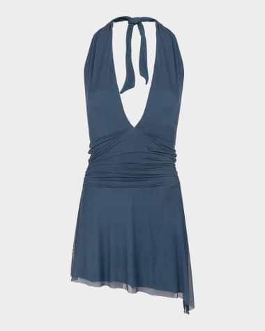 Vix Solid Nina Mini Dress