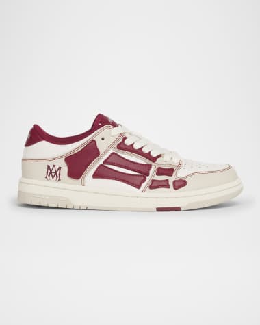 Amiri Skel Varsity Tricolor Low-Top Sneakers