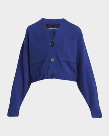 Proenza Schouler Sofia V-Neck Eco Cashmere Cardigan