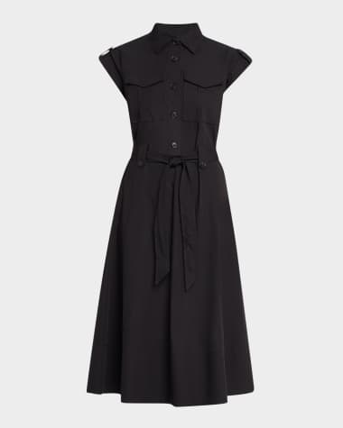Derek Lam 10 Crosby Kayla Belted Midi Shirtdress