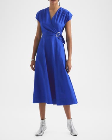 Derek Lam 10 Crosby Aimee Wrap Midi Dress