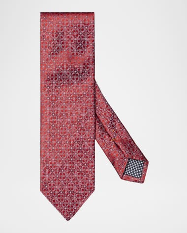 Eton Men's Floral Silk Tie