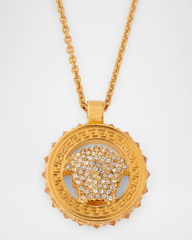 Versace Crystal Medusa '95 Pendant Necklace