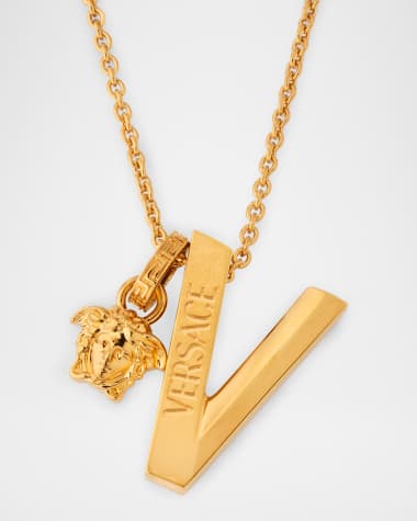 Versace V Chain Necklace