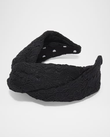 Lele Sadoughi Greta Floral Lace Headband