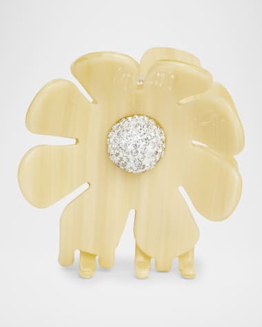 Lele Sadoughi Sunflower Acetate Jaw Clip