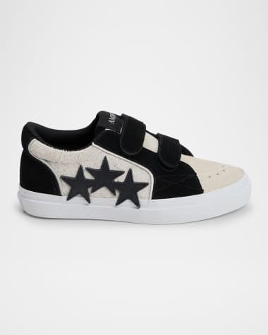 Amiri Kid's Sunset Skate Low-Top Leather Sneakers, Toddler