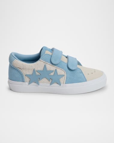 Amiri Kid's Sunset Skate Low-Top Leather Sneakers, Toddler