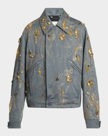 Dries Van Noten Men's Velen Embellished Jacket