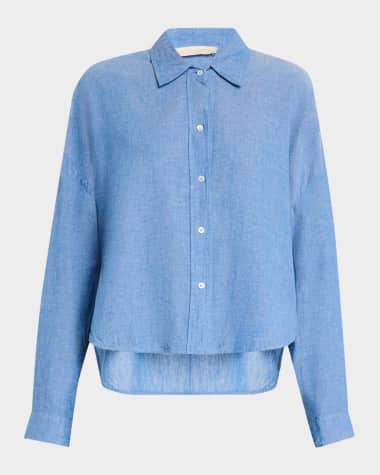 Vanessa Bruno Oversized Button-Down Cotton Blouse