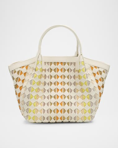 Serapian Secret Mini Mosaic Top-Handle Bag