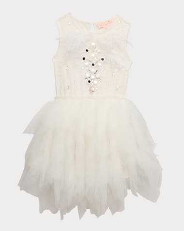Tutu Du Monde Girl's Silver Bell Embellished Tutu Dress, Size 2-11