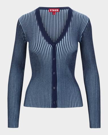 STAUD Cargo Ribbed Cardigan