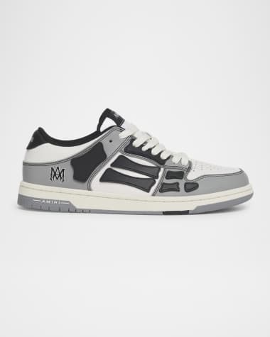 Amiri Men's Varsity Skel Leather Low-Top Sneakers