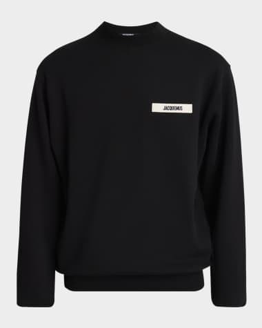 Jacquemus Men's Sweatshirt with Grosgrain Label