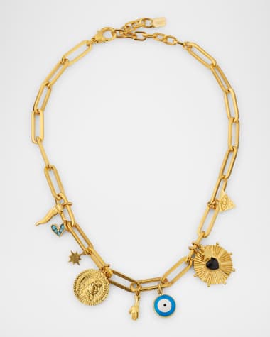 Elizabeth Cole Good Luck Necklace