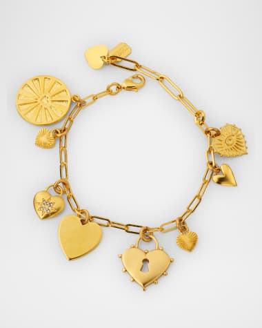 Elizabeth Cole Chandra Charm Bracelet