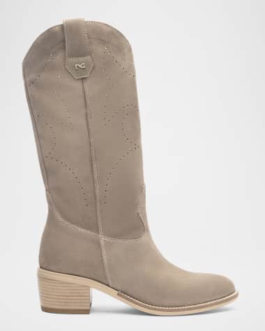 NeroGiardini Suede Western Boots