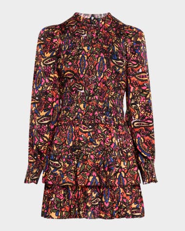 LOVE THE LABEL Stained Glass Prism Yolanda Mini Dress