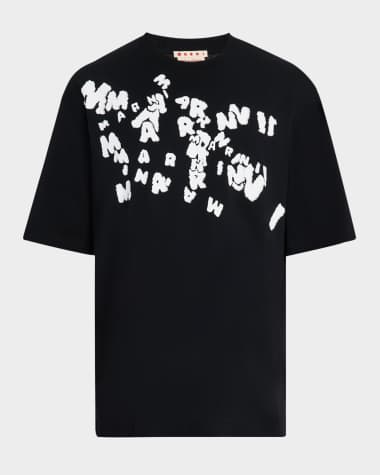 Marni Men's Scattered Logo-Print T-Shirt