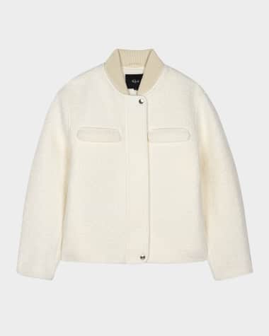Rails Kinsley Boucle Bomber Jacket