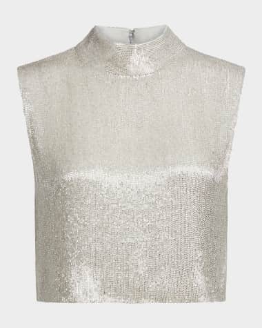 TWP Gigi Embellished Silk Tank Top