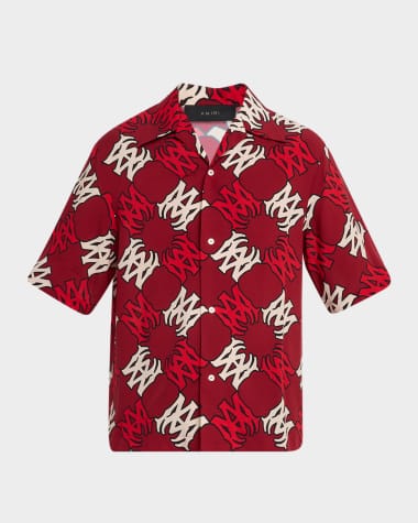 Amiri Men's MA Quad Bowling Shirt