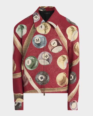 Amiri Men's Billiards Tapestry Blouson Jacket