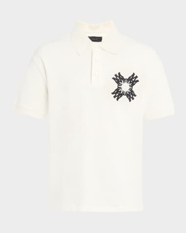Amiri Men's Embroidered MA Quad Polo Shirt