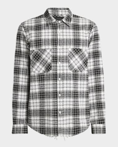 Amiri Men's MA Quad Flannel Button-Down Shirt