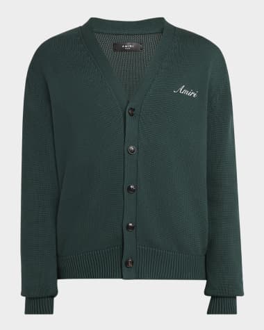 Amiri Men's Bone Applique Cardigan