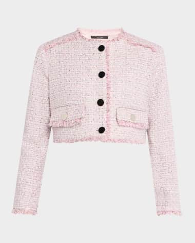 Toccin Lainey Cropped Tweed Jacket
