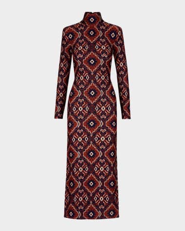 Smythe Medallion Side Slit Dress