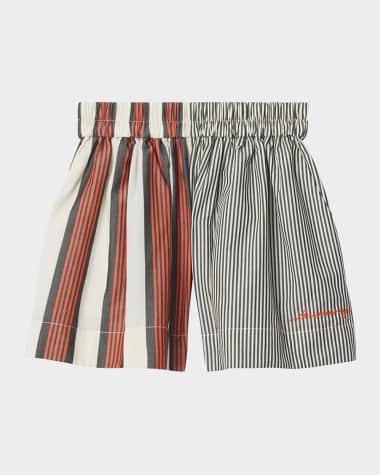 Burberry Girl's Marcy Mixed Stripes Shorts, Size 3-14