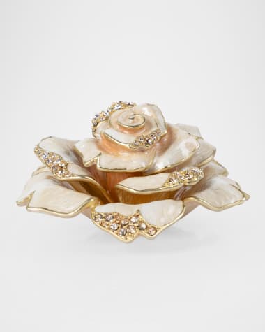 Jay Strongwater Rosie Rose Table Objet