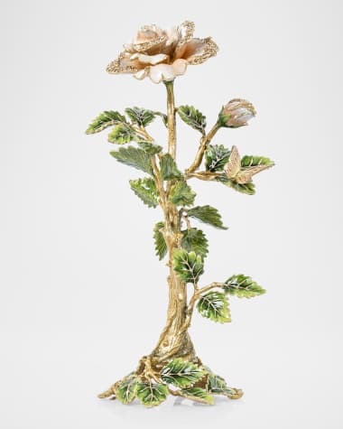 Jay Strongwater Eternity Rose Objet