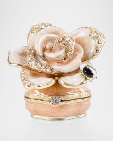 Jay Strongwater Sabrina Rosalie Rose Box