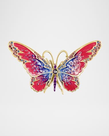 Jay Strongwater Puccini Large Butterfly Objet