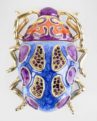 Jay Strongwater Celo Beetle Objet
