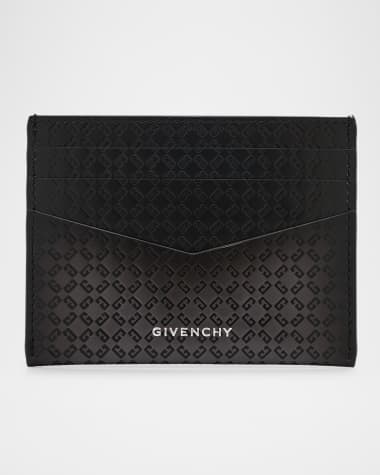 Givenchy Men's Monogram 72 Leather Card Holder