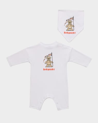 Burberry Casey Two-Piece Gift Set, Size Newborn-6M
