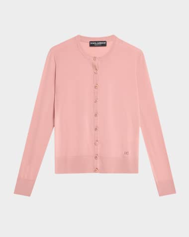 Dolce&Gabbana Virgin Wool Crewneck Cardigan