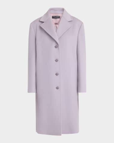 Dolce&Gabbana Single-Breasted Cashmere Long Coat
