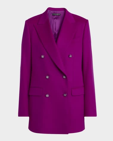 Dolce&Gabbana Double-Breasted Cashmere Jacket