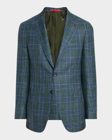 Isaia Men's Plaid Sport Coat