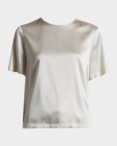 Peserico Crewneck Chain-Trim T-Shirt