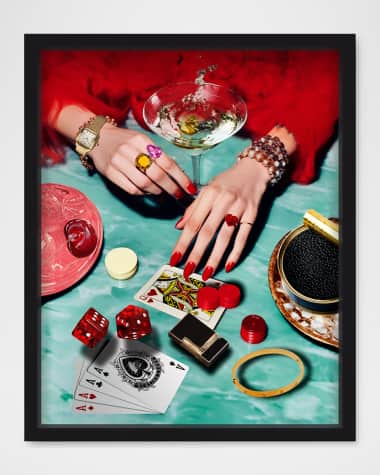 The Oliver Gal Artist Co. "Indulging in Opulence" Framed Wall Art Print