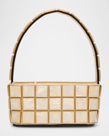 Cult Gaia Romy Geometric Acrylic Shoulder Bag