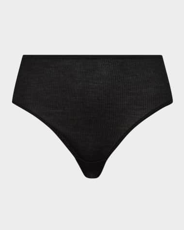 Hanro Maria Lace & Rib Knit Full Briefs